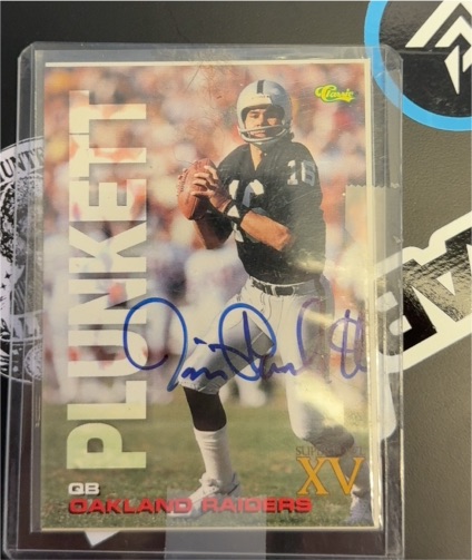 1995 Classic #SP7 Jim Plunkett — front