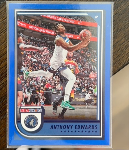 2022-23 Panini NBA Hoops #194 Anthony Edwards — front