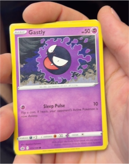 2021 Pokémon #055 Gastly — front