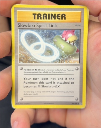 2016 Pokémon XY Evolutions #86 Slowbro Spirit Link — front
