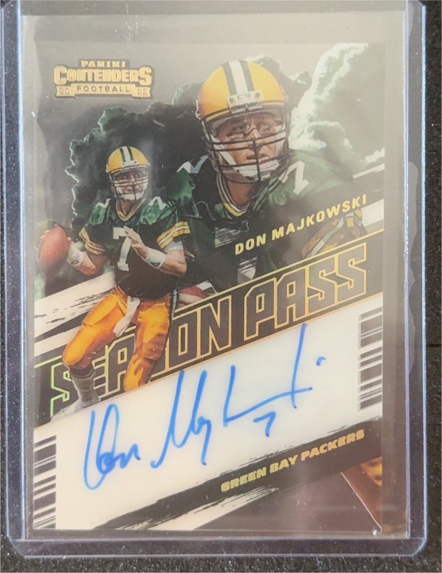 2022 Panini Contenders Season Pass #SP-DMA Don Majkowski — front
