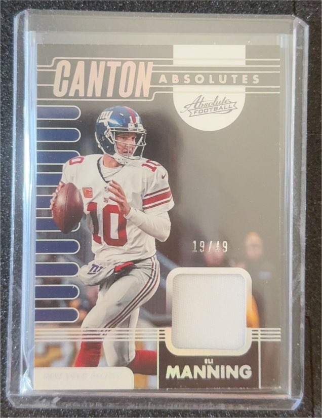 2023 Panini Absolute Canton Absolutes #CA-4 Eli Manning — front