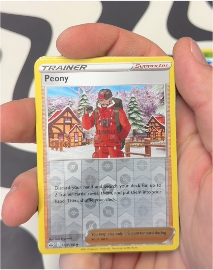 2021 Pokémon Chilling Reign #150 Peony — front