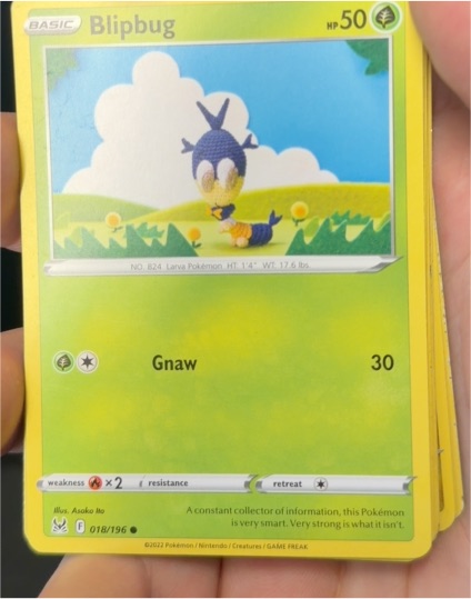 2022 Pokémon Lost Origin #018 Blipbug — front