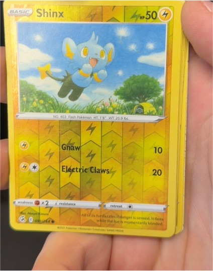 2021 Pokémon SWSH08: Fusion Strike #091 Shinx — front