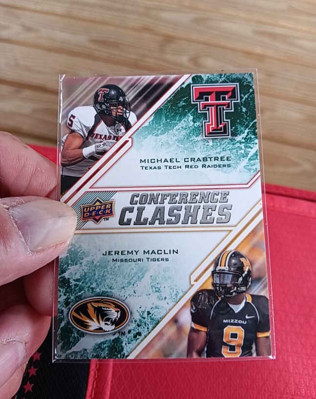 2009 Upper Deck Draft Edition Conference Clashes #267 Michael Crabtree Jeremy Maclin — front