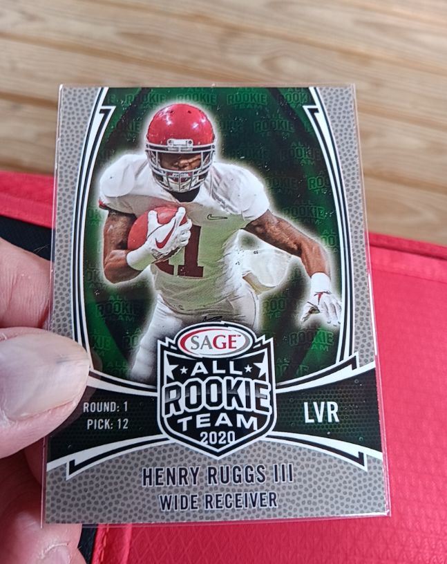 2020 SAGE All Rookie Team #RT-9 Henry Ruggs III — front