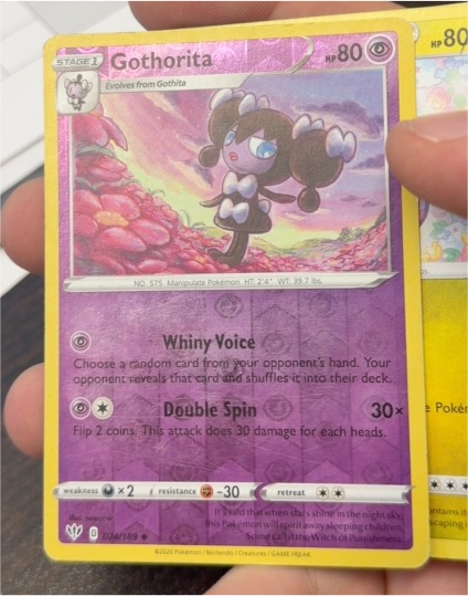 2020 Pokémon TCG Darkness Ablaze #074 Gothorita — front
