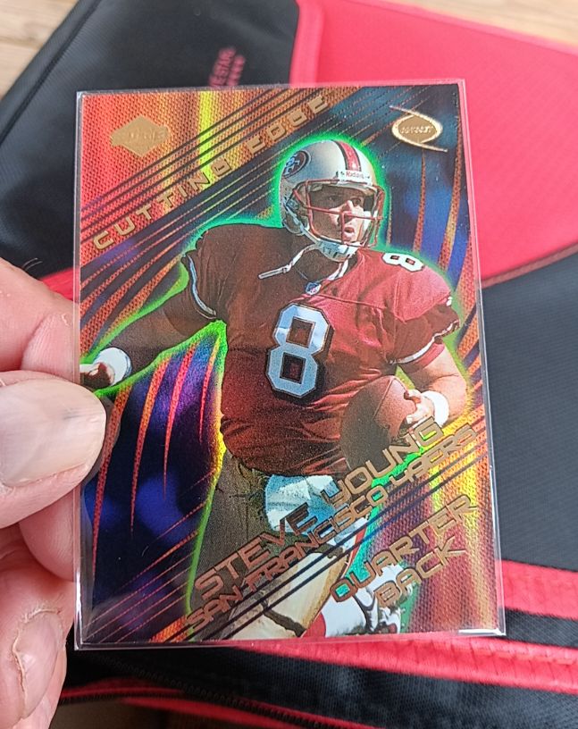 1999 Collector's Edge Odyssey Cutting Edge #CE10 Steve Young — front