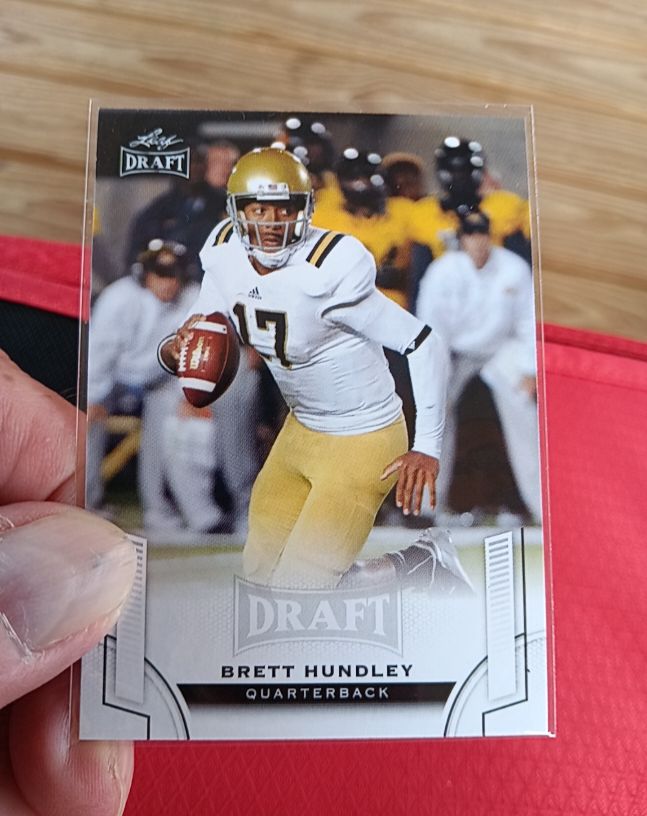 2015 Leaf Draft #10 Brett Hundley — front