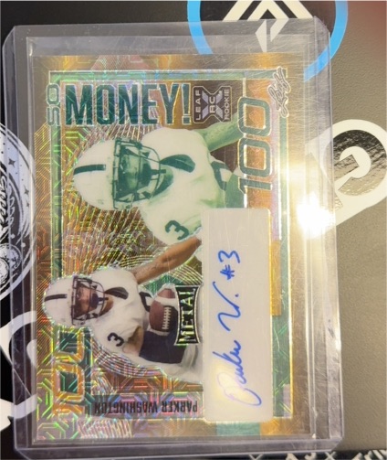 2023 Leaf Metal So Money! #SM-PW1 Parker Washington — front
