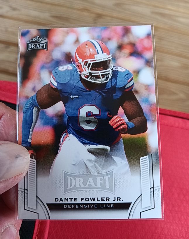 2015 Leaf Draft #17 Dante Fowler Jr. — front