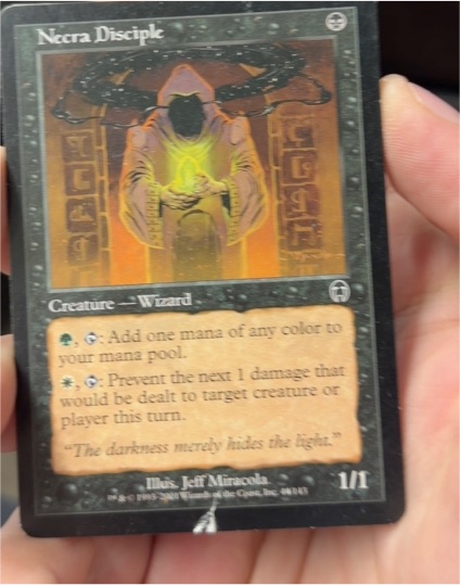 2001 Magic: The Gathering #44 Necra Disciple — front