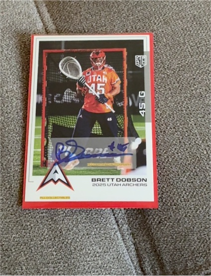 2025 Premier Lacrosse League #45G Brett Dobson — front