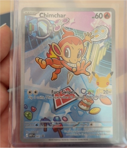 2026 The Pokémon Company MEP #041 Chimchar First Partner Illustration — front