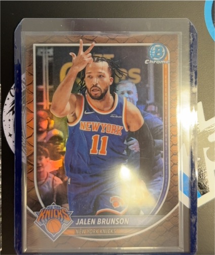 2025-26 Bowman Chrome #BCV-62 Jalen Brunson — front