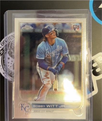 2022 Topps Chrome Update #USC35 Bobby Witt Jr. — front