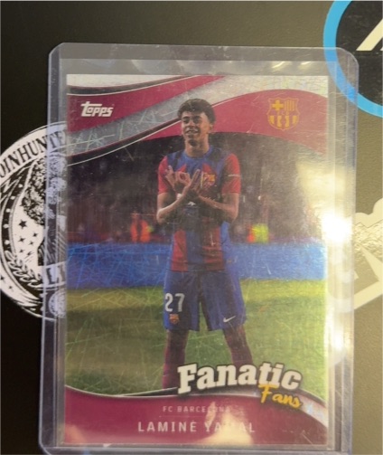 2024 Topps Fanatic Fans #FF-4 Lamine Yamal — front