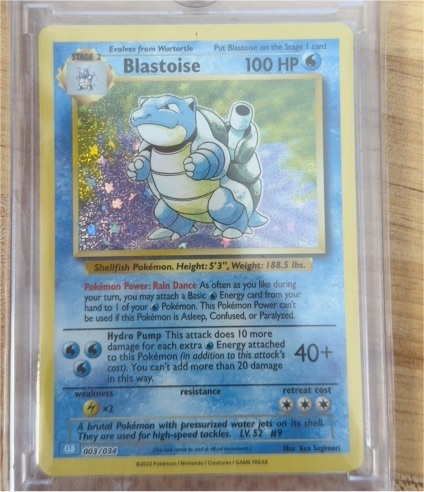 1999 Pokémon Base Set 2 #2 Blastoise — front