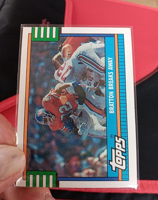 1990 Topps #504 Melvin Bratton — front