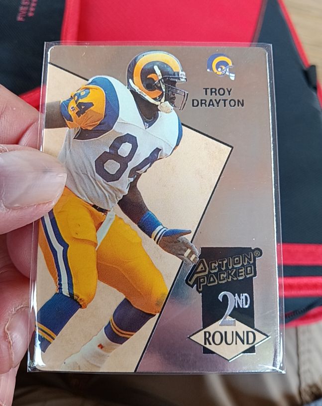 1993 Action Packed #200 Troy Drayton — front
