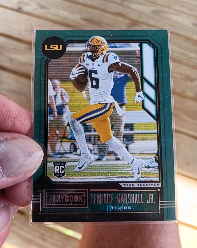 2021 Panini Chronicles Draft Picks Playbook #344 Terrace Marshall Jr. — front