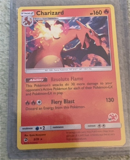 2018 Pokémon #3 Charizard — front