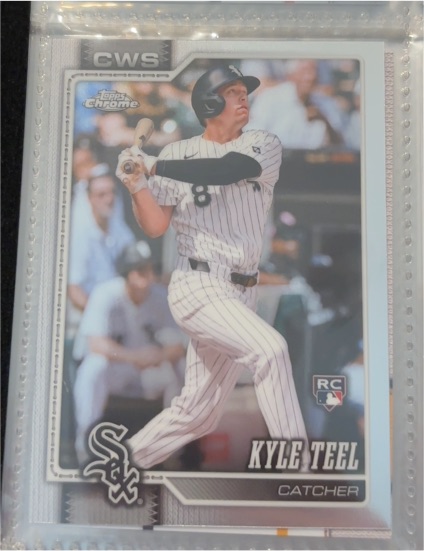 2026 Topps Chrome #63 Kyle Teel Rookie Card — front