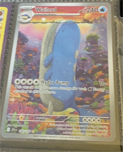 2023 Pokémon SV09: Journey Together #162/159 Wailord Illustration Rare — front