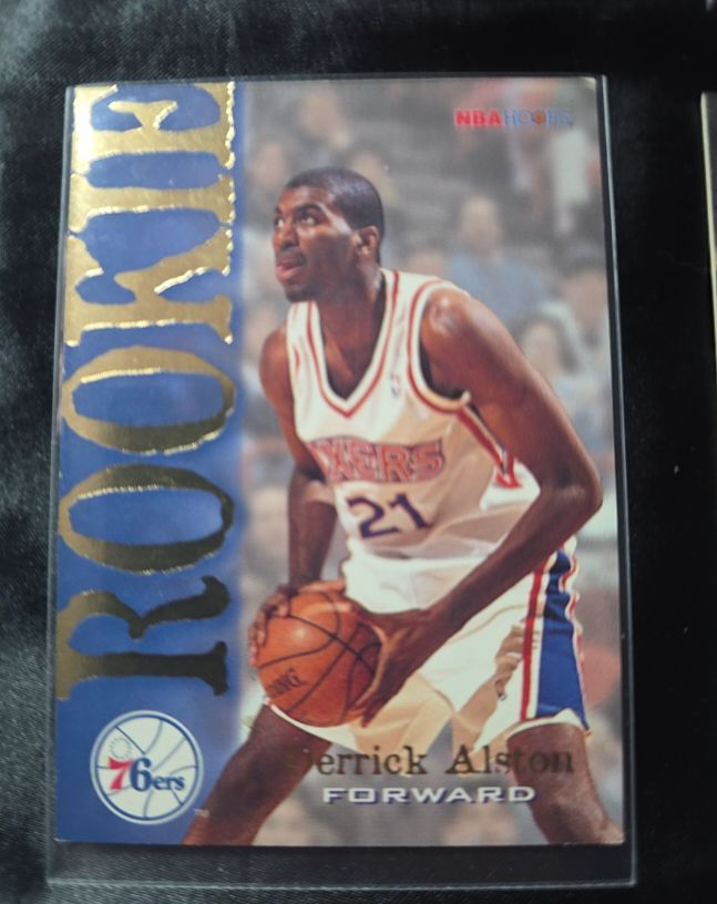 1994-95 NBA Hoops #358 Derrick Alston — front