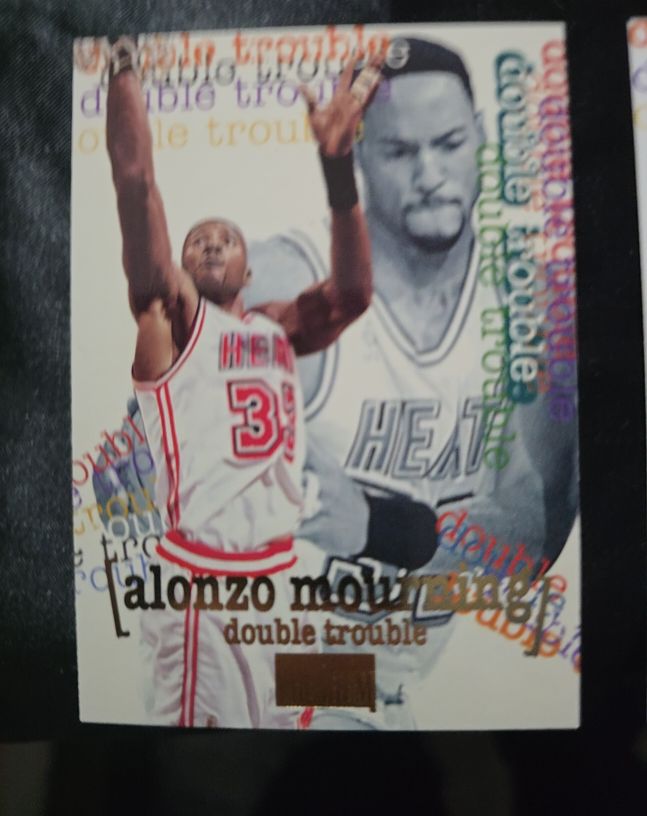 1996-97 Skybox Premium #272 Alonzo Mourning Double Trouble — front