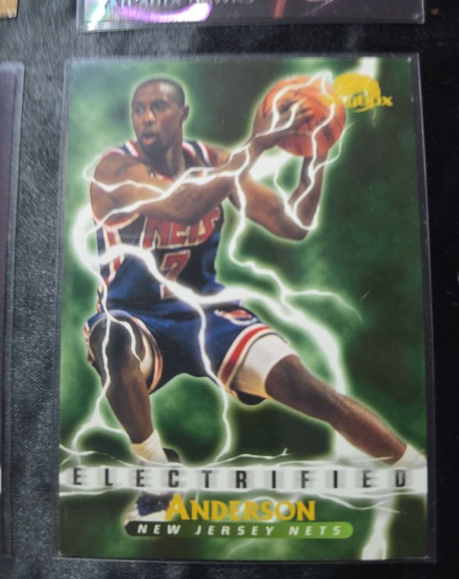 1995-96 SkyBox Premium #291 Kenny Anderson Electrified New Jersey Nets — front