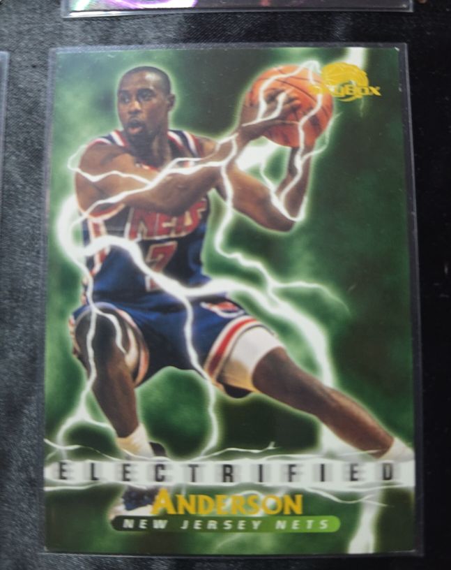 1995-96 SkyBox Premium #291 Kenny Anderson Electrified New Jersey Nets — front