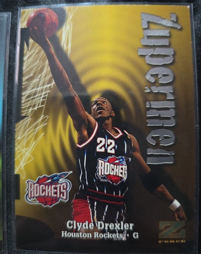 1997-98 Skybox Z-Force Zupermen #194 Clyde Drexler — front