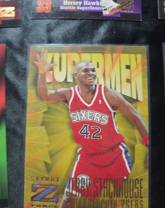 1996-97 SkyBox Z Force #195 Jerry Stackhouse — front
