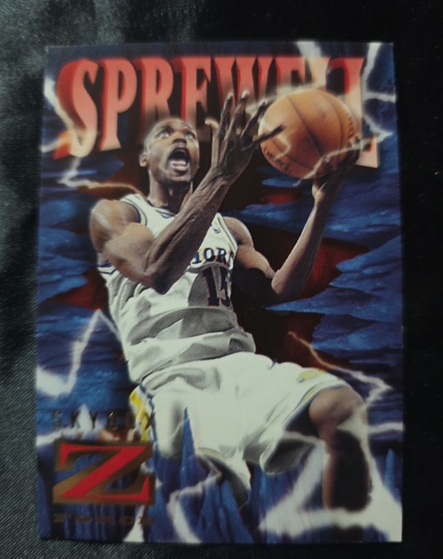 1996-97 SkyBox Z-Force #31 Latrell Sprewell — front