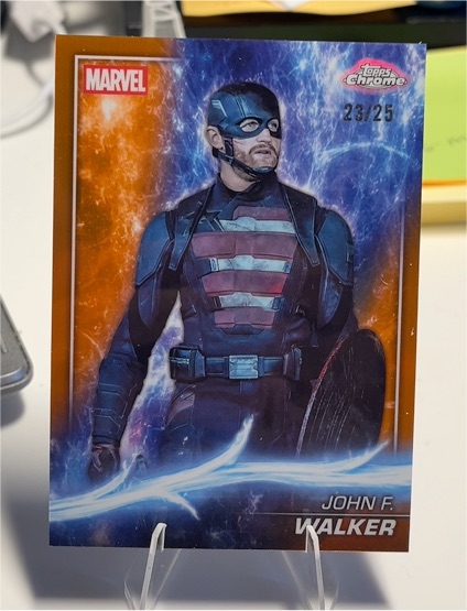 2025 Topps Chrome Marvel #23/25 John F. Walker — front