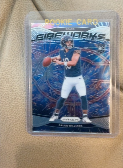 2024 Panini Prizm Fireworks #25 Caleb Williams — front