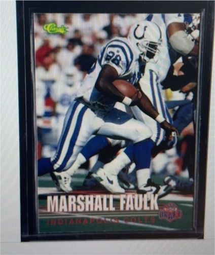 1995 Classic #107 Marshall Faulk Rookie Indianapolis Colts — front