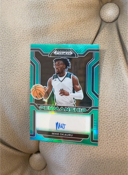 2022 Panini Prizm Draft Picks #CP-MOK Mike Okauru — front