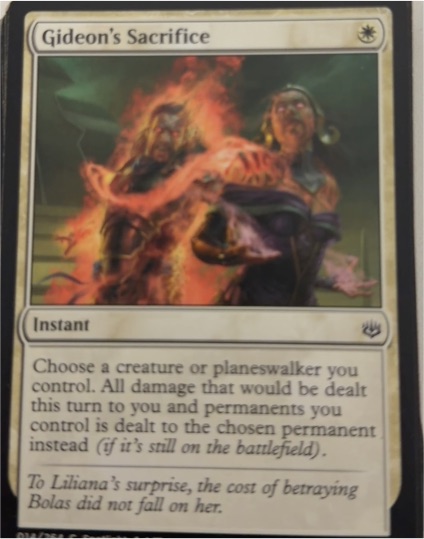2019 Magic: The Gathering War of the Spark #14 Gideon's Sacrifice — front