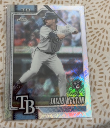 2026 Topps Chrome #245 Jacob Melton — front