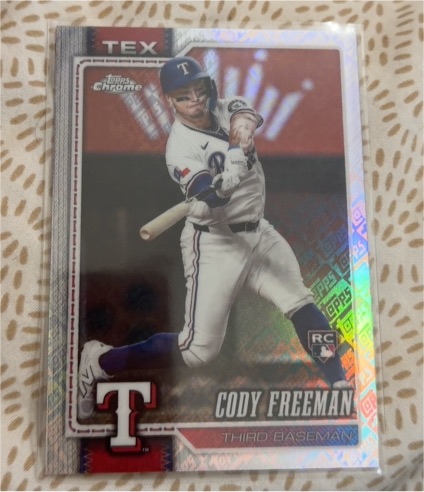 2026 Topps Chrome #255 Cody Freeman — front