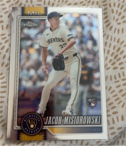 2026 Topps Chrome #196 Jacob Misiorowski — front