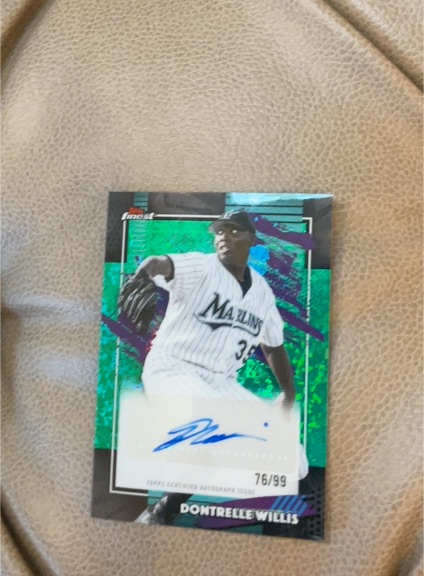 2026 Topps Finest #FMA-DWIL Dontrelle Willis — front