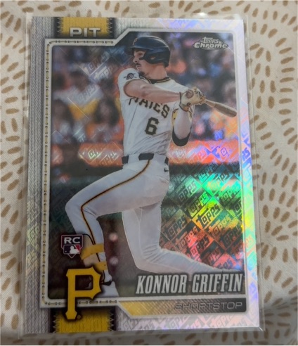 2026 Topps Chrome #74 Konnor Griffin — front