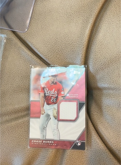 2026 Topps Major League Material #MLM2-CB Chase Burns — front