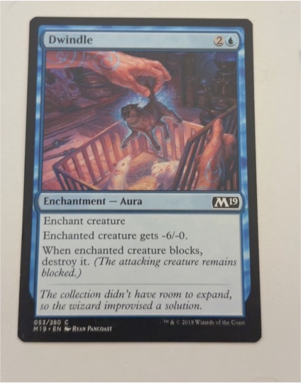 2018 Magic: The Gathering #53 Dwindle — front