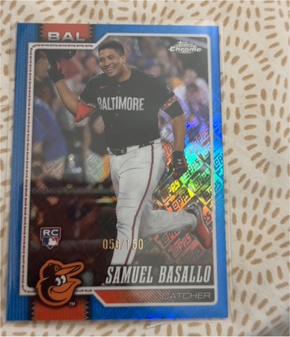 2026 Topps Chrome #7 Samuel Basallo — front