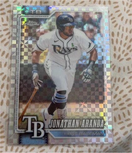 2026 Topps Chrome #174 Jonathan Aranda — front